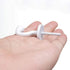 2 Pairs Curtain Hooks for Drapes - European Style White Window Curtain Holdback Hooks, Heavy Duty Wall Mounted