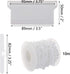Vertical Blind Bottom Weights Accessories Repair Kit with 10M Chain and Connector Plastic DIY Replacement/Vertical Blind Accessories and Top Hangers (3.5" (89mm)) by Auto-plaza