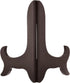 uxcell 10" Wooden Easel Plate Holder, Folding Display Stand Brown for Decorative Picture Frame