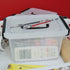 Asking Plastic Latching Box with Black Handle, Lidded Storage Bins, 6 Packs, 3 Quart