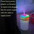Colorful 260ml USB Humidifier - Mini Air Humidifier with 7 Color LED, Suitable for Study Room, Bedroom, Baby Room,