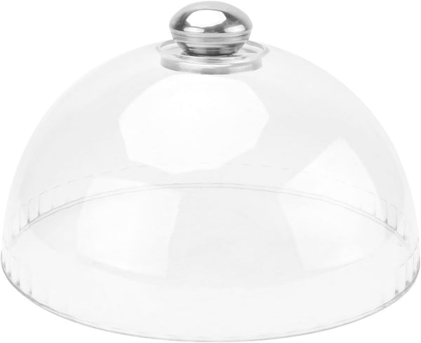 Plastic Cake Dome Cover Lid for Freshness and Display, 6 Inch Diameter Cake Display Stand