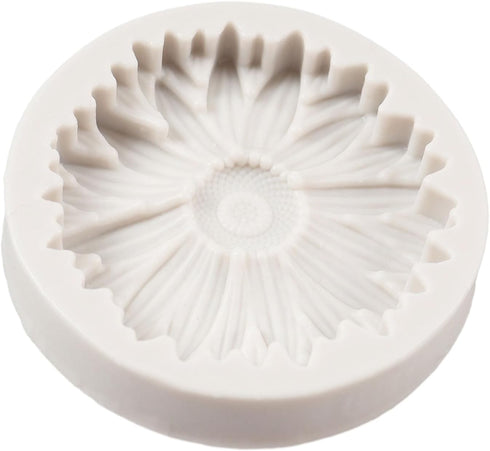 Chrysanthemum Flower Silicone Mold, Fondant Cake Baking Molds for Chocolate Candy Decoration, Cupcake Topper
