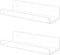 TONICE 2 Pack Acrylic Shelves for Wall 15in Floating Shelf Wall Mounted