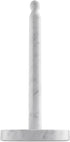 Koville Carrara Marble Paper Towel Holder Countertop, 6 Genuine Stone Paper Towel