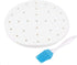 Flexzion 7.5 Inch Perforated Parchment Paper for Air Fryer Liners, 200 Sheets, Non-Stick Cooking