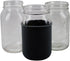 Quart 32oz Silicone Sleeves/Jackets for Protecting Ball, Kerr, Canning Jars by Mason Jar Lifestyle (Charcoal Gray, 2