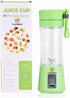 Portable Green Blender for Shakes and Smoothies, Cordless Mini Travel Fruit Juicer Cup Mixer, USB Rechargeable