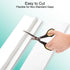 Stove Gap Covers, 2 Pack Kitchen Silicone Oven Gap Filler - 21 Inches Countertop Strips Guard, Easy to Clean (White)