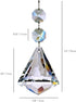 10pcs 40mm Crystal Ball Prisms Chandelier Parts Pendant, Hanging Glass Crystals Suncatcher for Window Decoration Clear