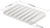 Anwenk Flexible Silicone Soap Dish, Shower Waterfall Tray Saver Holder for Bathroom/Kitchen, 2 Pack