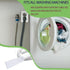 Nylon Lint Trap for Washing Machine Drain Systems & Discharge Hoses - Fits All Washing Machines (5pcs + 5pcs Cable Ties)