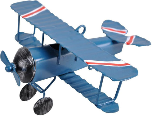 TTKBHHQ 3pc Vintage Metal Planes Model Iron Retro Aircraft Glider Biplane Pendant Model Airplane,Christmas,Home