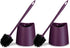 Toilet Brush Cleaner and Holder Purple 2 Pack Toilet Bowl Cleaner Brush