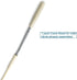 Universal Replacement Part - Metal Installation Crank Wand for Sun Shades or Roller Blinds, Beige
