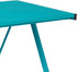 Z-Shaped Student Desk in Aqua