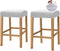 HFCNMY Stool Covers Rectangle,Stretch Rectangle Bar Stool Covers Elastic Chair Seat SlipcoversJacquard Saddle