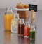 GMB3 3 oz. American Metalcraft Glass Milk Bottle