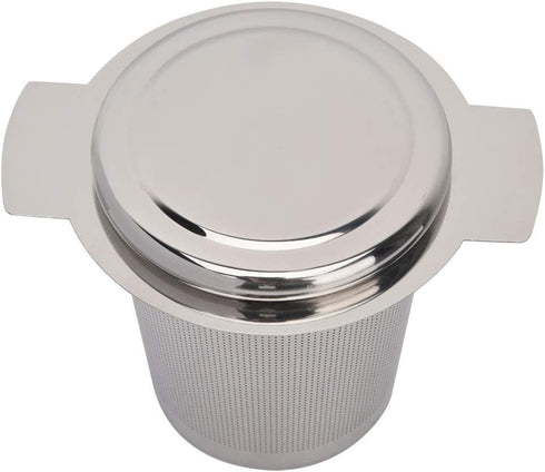 Tea Infuser Mesh Strainer, Extra Fine Stainless Steel with Double Handles for Steeping Loose Leaf Tea and Coffee