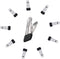 10PCS Small Stainless Steel Clothes Pins - Anti Rust Metal Laundry Grip Clips, Multipurpose Clothespins