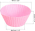 uxcell 18Pcs Silicone Cupcake Liners, Non-Stick Baking Cups, for Cooking Eggs, Baking Muffins and Make a Cake(Pink) by uxcell