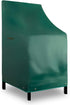 1 Pack-Green RosieLily High Back Patio Chair Covers Waterproof Heavy Duty Stackable Outdoor Bar Stool Cover Brown Patio