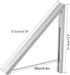 Wall Mounted Drying Rack Clothes Hanger, Folding Wall Coat Racks, Aluminum Home Storage Organiser Space Savers