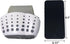 Eunion Plastic Sink Caddy Sponge Holder, Soap Holder, Desk Organizer, Saddle Faucet Caddy, Pen Holder