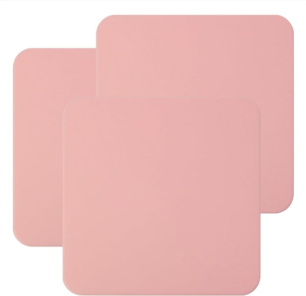 Mini Skater 3pcs Bar Coasters 10x10x0.2CM Square Silicone Coasters for Drinks Beverage Coffee Table
