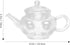Restaurant Teapot, Transparent Glass Teapot with Handle, Small Glass Teapot, Tearoom Teapot Kettle, Hotel Coffee Pot,