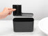 Brabantia Renew Bathroom Caddy (Dark Grey) - Compartments for Toothbrushes, Toothpaste, Soap etc - Nonslip Base