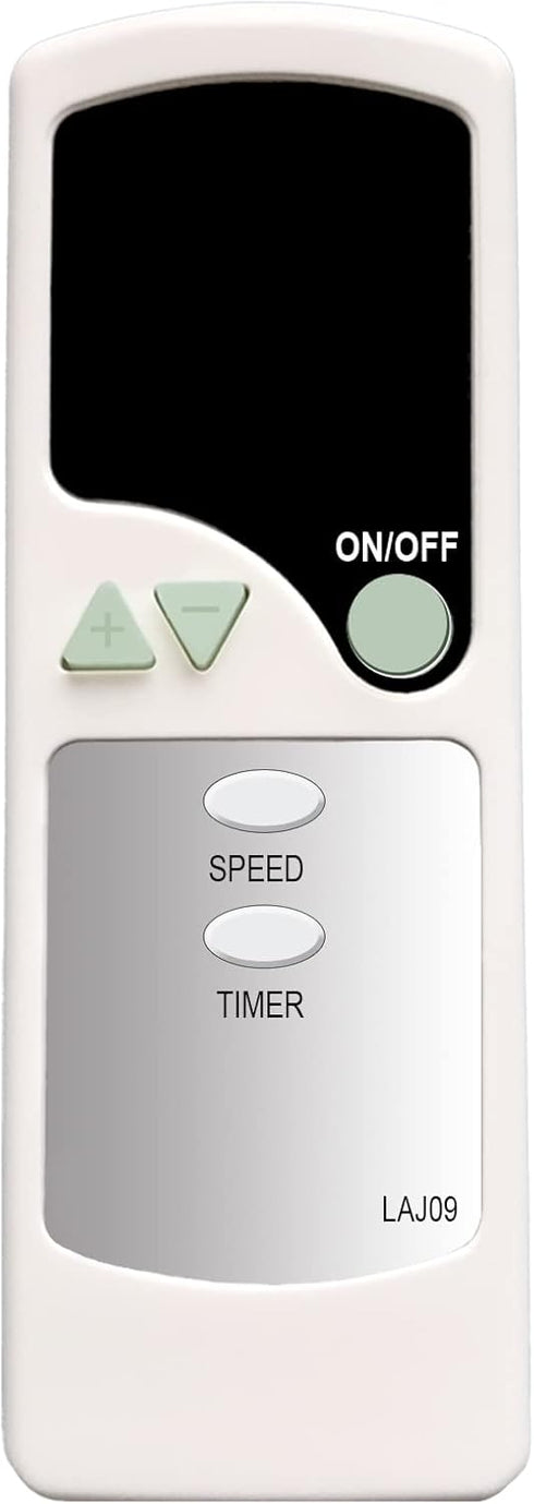 Replacement Remote Control for Lasko 3637 Air Flexor High Velocity, A10802 Power Circulator, Cyclone Pedestal Fan
