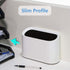 AYADA Tiny Desk Mini Trash Can, 1.5 L Desktop Waste Basket, Cute Plastic Trash Bin for Countertop