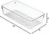 iDesign 49250 Drawer Organizer Tray, BPA-Free Plastic, 12" x 6" x 3", Clear