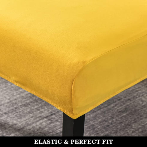 Armless Armless Armless Accent Chair Covers, Stretch Chair Slipcover Velvet Chair Covers Furniture Protector for Living