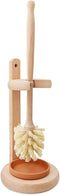 ELDR Supply Toilet Bowl Cleaner Brush with Holder, 14 Inch Extra Long