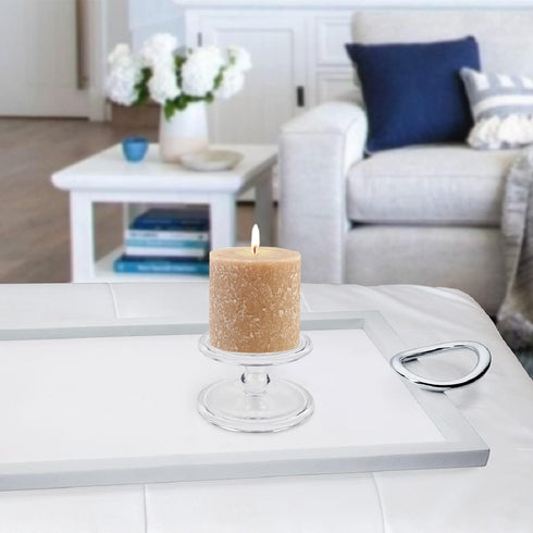 Root Candles 33345 Unscented Timberline Pillar Candle, 3 x 3-Inches, Taupe