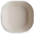 mushie Square Dinnerware Bowls for Kids, Set of 2 (Ivory), Made in Denmark