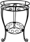 11.8 inches Diameter Tall Metal Plant Stand for Indoor or Outdoor,Heavy Duty