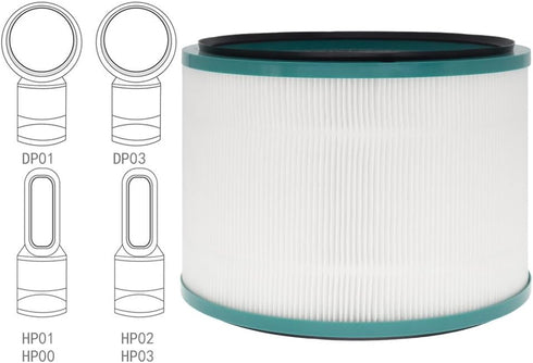 Air Purifier Filter Replacements for Dyson Pure Cool Link DP01 DP02, Pure Hot + Cool Link HP01 HP02 HP03