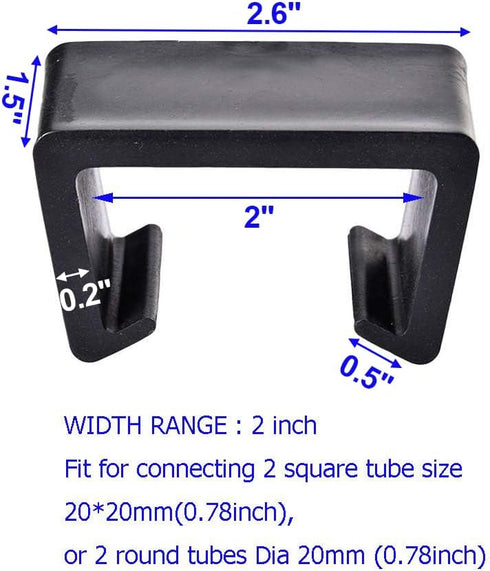 Wicker Patio Furniture Clips, Chair Couch Clip Sectional Connector for Outdoor Garden Rattan Aligment Rattan Furniture Clamps,10Pieces by HUIKANGSHENG