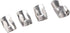 TOPINCN Finger Guard 4PCS, Stainless Steel Protector to Avoid Hurting for Cutting and Slicing