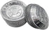 Premium 6" Aluminum Foil Pie Pans - 50pcs/set Disposable Tin Plates for Pies Tart Quiche