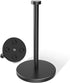 VEHHE Black Stainless Steel Paper Towel Holder Countertop with Weighted Base and Suction Cups for Kitchen Bathroom
