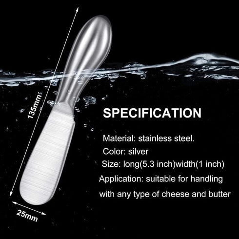 Spreader Knife Set, 6-Piece Stainless Steel Cheese and Butter Knives, Perfect Gifts for Any Occasion