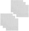 6 Mesh Screen Dehydrator Sheets Compatible With Samson Silent Aroma Non Stick Dryer Mats for Jerky, Fruit, Herbs, Chips, Crackers Tray Liners Clean BPA-Free by Bright Kitchen