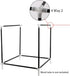 13mm 4 15 uxcell Shoe Rack Accessories Connectors, Inner Diameter for Repair Assembled Wardrobe Way, Replacement