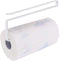 Usmascot Paper Towel Holder Dispenser, Under Cabinet Paper Roll Holders, Hanging Rack for Kitchen Bathroom (White)
