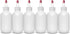 ljdeals 2 oz Plastic Squeeze Bottles with Yorker Caps, Pack of 6, BPA Free, for Condiments, Craft, Hair Color