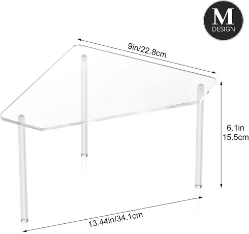 2 Countertop Jetec Tier Corner Bathroom Organizer Shelf Acrylic Bathroom Table Organizer Vanity Tray Sink Stackable